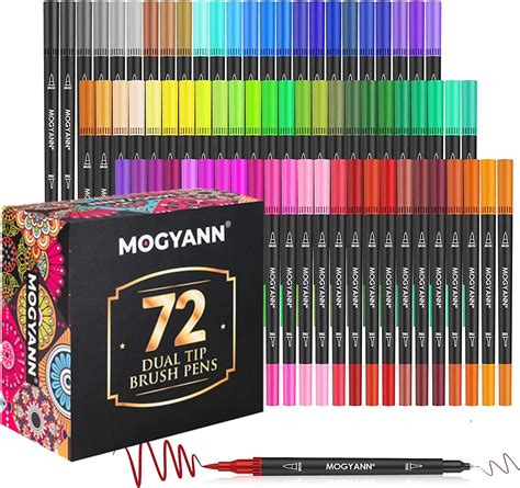 Amazon Mogyann Markers For Adult Colors Dual Tip Pens With