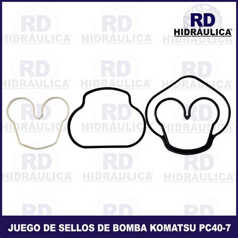 JUEGO DE SELLOS DE BOMBA KOMATSU PC40 7 RD HIDRÁULICA