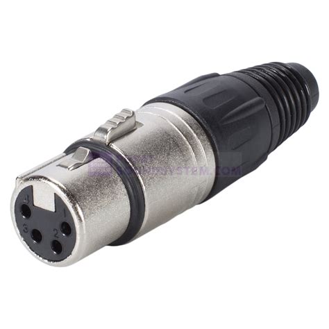 Jual Neutrik NC4FXX Connector XLR Female 4 Pin