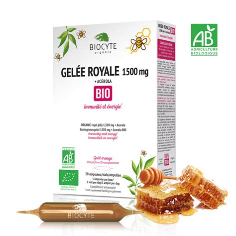 Gel E Royale Bio De Biocyte Pour Renforcer L Organisme