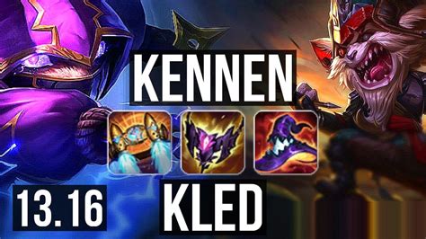 Kennen Vs Kled Top M Mastery Legendary Games Kr