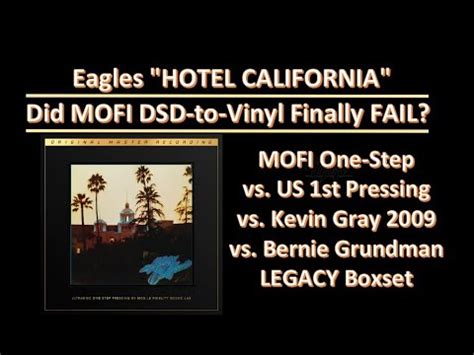 How Good Is The Mofi One Step Of Eagles Hotel California Youtube