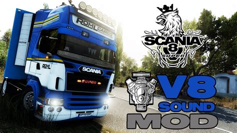 Scania V Open Pipe Sound Mod Ets Youtube