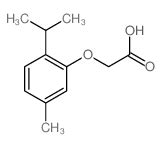 5333 40 4 2 异丙基 5 甲基苯氧基 乙酸CAS号 5333 40 4 2 异丙基 5 甲基苯氧基 乙酸结构式 性质 英文