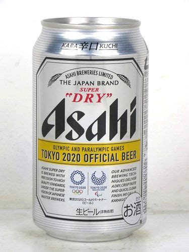 2020 Asahi Beer Olympic And Paralympic Games 12oz Can Japan Sold At