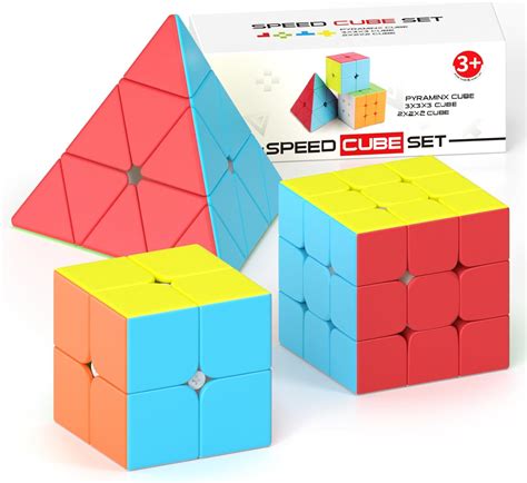 Vdealen Speed Cube Set X X X X Pyramid Magic Cube Set Puzzle Cube