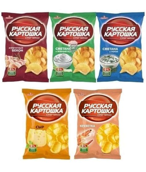 Чипсы Русская Картошка Ассорти 20 г – цена, описание, фото