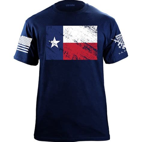 Distressed Texas Flag T Shirt Usamm