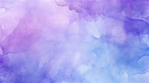 Abstract Watercolor Texture In Shades Of Purple And Blue Background