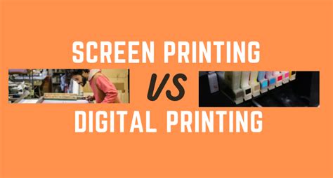 Screen Printing Vs Digital Printing