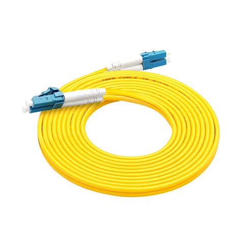 PATCH CORD DE F O MONOMODO 3MM DUPLEX LC UPC LC UPC 10 METROS SIIS