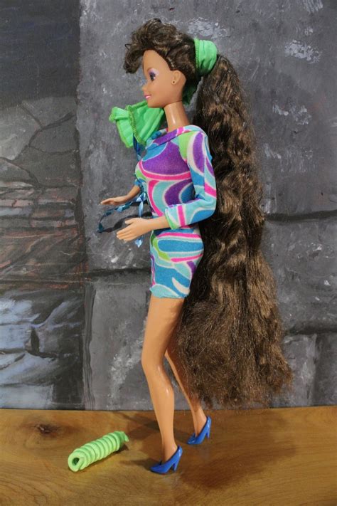 Totally Hair Teresa Brunette Barbie Doll Mattel Unboxed Etsy