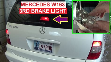 Mercedes W Ml Third Brake Light Stop Light Bulb Replacement Ml