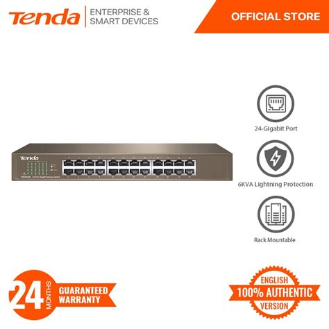 Tenda Teg D Port Gigabit Unmanaged Ethernet Switch Kva