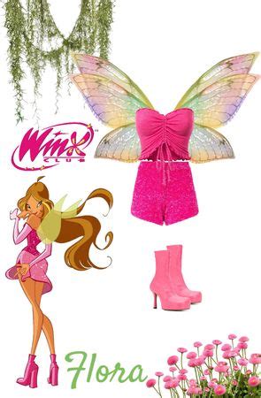 Winx Club Flora Costume Outfit ShopLook Fairy Halloween Costumes