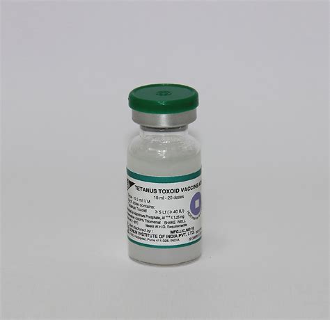 Tetanus Toxoid Vaccine Adsorbed | WHO - Prequalification of Medical ...