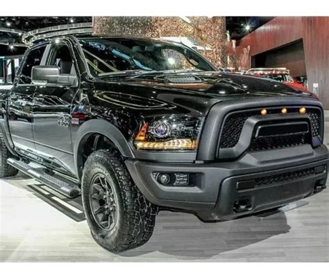 Parrilla Tipo Rebel Dodge Ram 1500 2015 Con Luz Led Ambar En Venta En