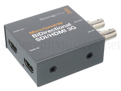 Blackmagic Design Micro Converter Bidirect Sdi To Hdmi G Con Psu