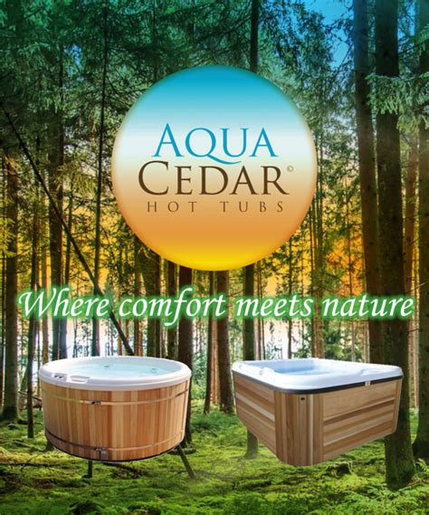 Aqua Cedar Bliss 4 Person Wooden Round Hot Tub