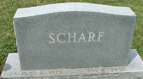 Fred A Scharf 1894 1976 Homenaje De Find A Grave