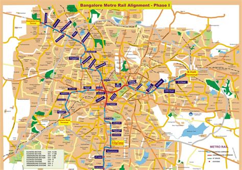 Bangalore Metro Route Map