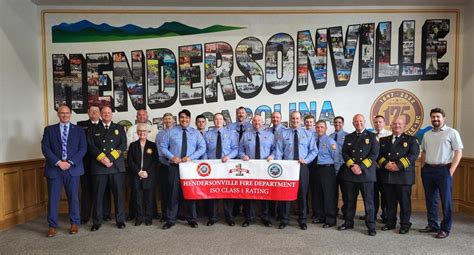 Hendersonville Fire Department Earns Iso Class 1 Rating City Of Hendersonville Nc Official