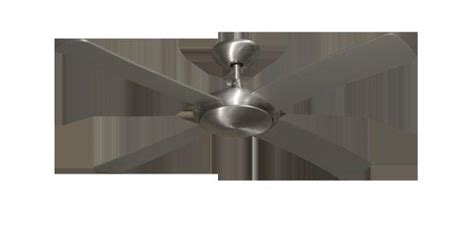 Modern Ceiling Fan Silver Brushed Steel Finish Venice For Sale In