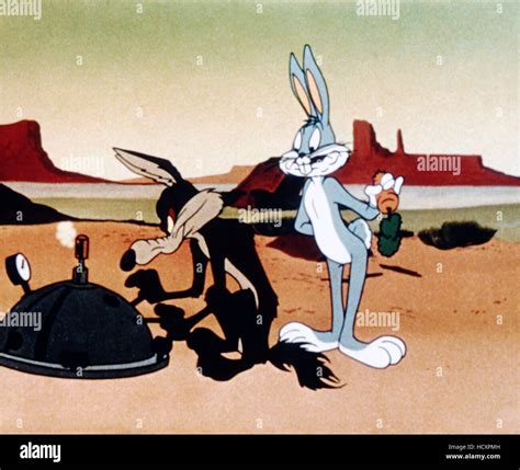 Operation Rabbit From Left Wile E Coyote Bugs Bunny Stock