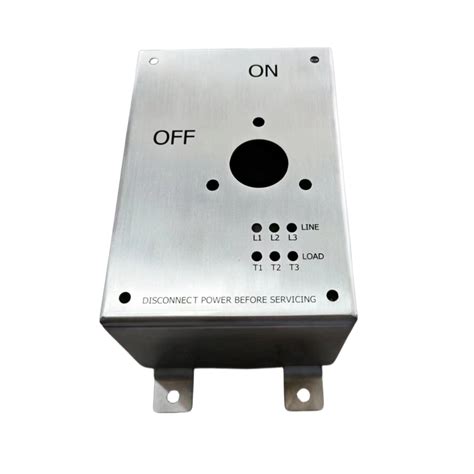 Wall Mounted Stainless Steel Power Distribution Box Safety Switches