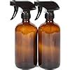 Amazon Vivaplex Large Oz Empty Amber Glass Spray Bottles