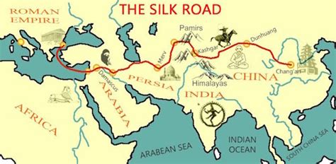 Silk Road Map - EARLY CHURCH HISTORY