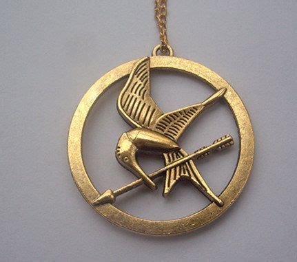 SALE The Hunger Games Pendant Inspired Mockingjay Necklace Bronze