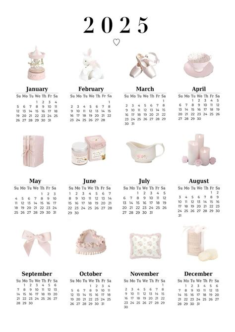 Coquette Calendar In Cute Calendar Cute Poster Pink Calendar