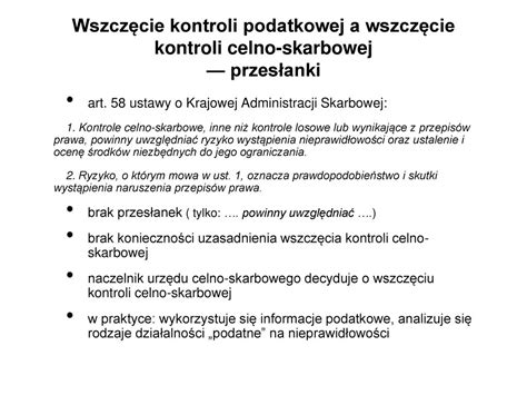 Wszczęcie kontroli podatkowej ppt pobierz