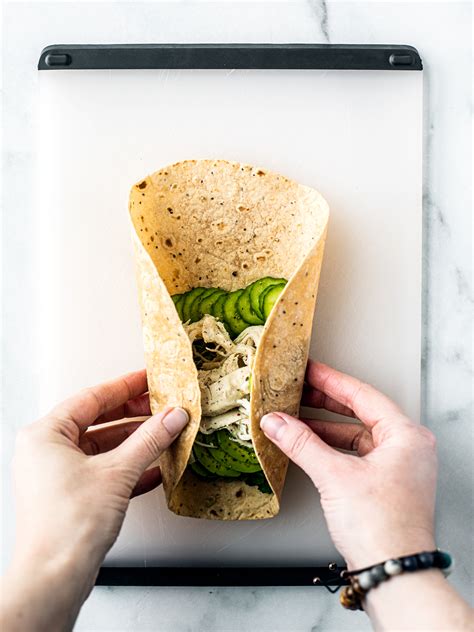 Green Goddess Chicken Wrap - Killing Thyme