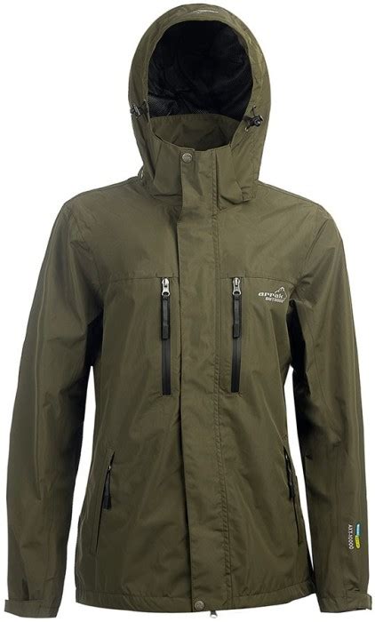 K P Arrak W S Rain Jacket Olive P Widforss Se