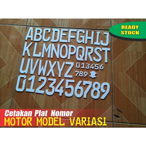 jual cetakan plat nomor motor variasi plat nomor akrilik akrilik