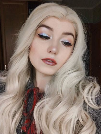 Blonde Long Wavy Synthetic Lace Front Wig SNY038 SYNTHETIC WIGS DonaLoveHair