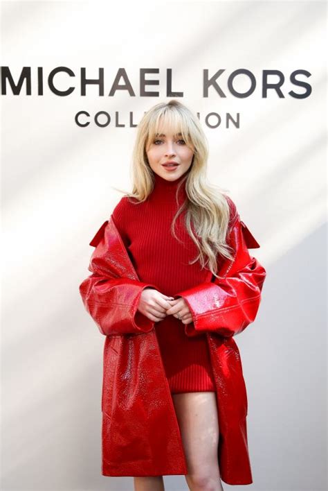 Sabrina Carpenter At Michael Kors Fashion Show In New York