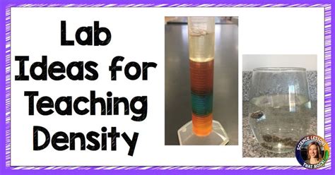 Lab Ideas For Teaching Density Science Lessons That Rock Science Lessons Teaching Density Lab