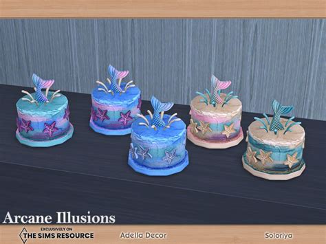 The Sims Resource Arcane Illusions Adella Decor Cake V Cake