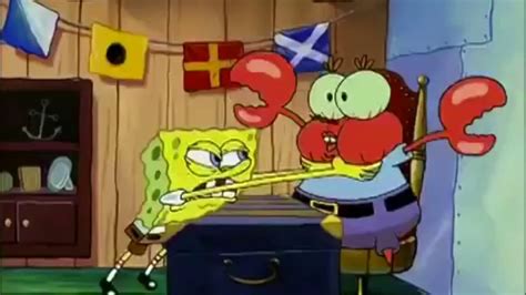 Spongebob And Mr Krabs Argument Youtube