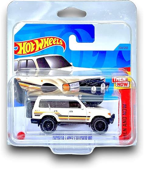 Hot Wheels Toyota Land Cruiser Crean White Then And Now Short Card
