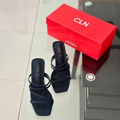 cln heeled sandals womens fashion footwear heels  carousell