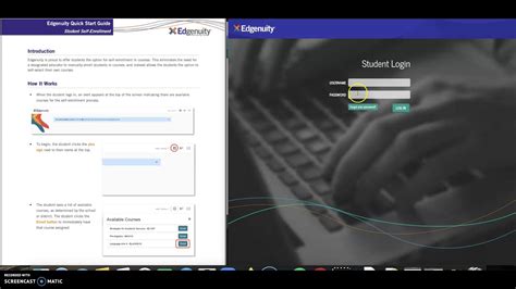 How To Enroll As A Student On Edgenuity Youtube