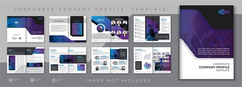 Premium Vector | Professional corporate company profile template design