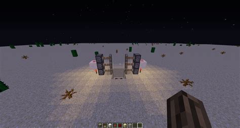 How To Build A Sliding Glass Door With Motion Sensor In Minecraft Glass Door Ideas