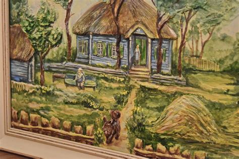 Рельефная картина Домик в деревне - Other - by ФРЕСКА | Houzz