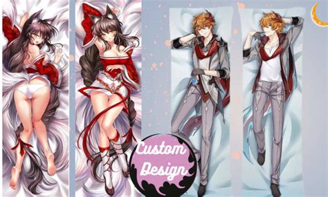 Draw Dakimakura Body Pillow Anime Waifu Husbando Anime Art Girl Oc