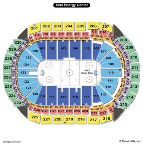 Xcel Center Wild Seating Chart Awesome Home